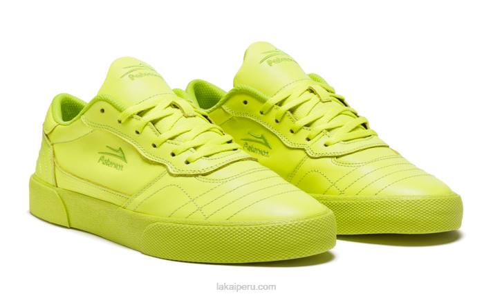 amarillo 6XTR196Lakai paterson cambridge zapatos de skate de cuero de color lima - Imagen 2