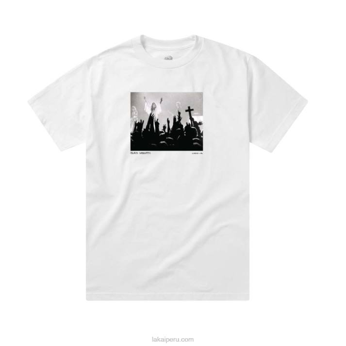 blanco_6xtr342lakai_camiseta_de_la_foto_de_la_gira_sabatica.jpg blanco 6XTR342Lakai camiseta de la foto de la gira sabática - Imagen 1