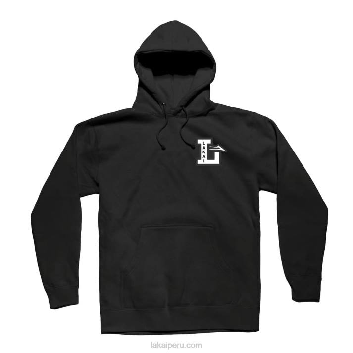 negro_6xtr140lakai_letra_sudadera_con_capucha.jpg negro 6XTR140Lakai letra sudadera con capucha - Imagen 1