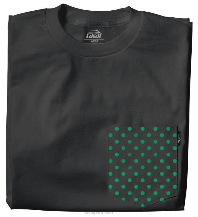 negro_6xtr322lakai_camiseta_con_bolsillo_de_lunares_para_nina.jpg negro 6XTR322Lakai camiseta con bolsillo de lunares para niña - Imagen 1
