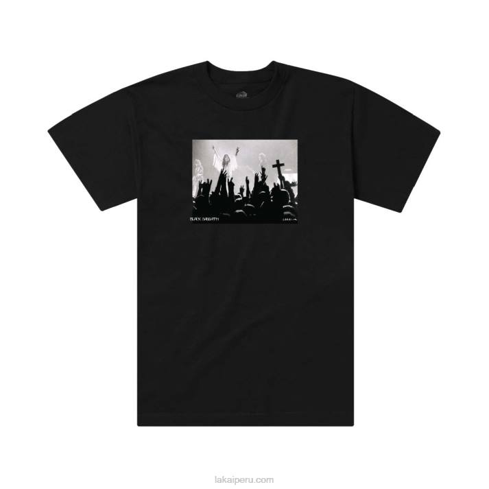 negro_6xtr343lakai_camiseta_de_la_foto_de_la_gira_sabatica.jpg negro 6XTR343Lakai camiseta de la foto de la gira sabática - Imagen 1