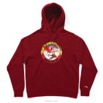 rojo 6XTR357Lakai sabbath nunca digas morir sudadera con capucha