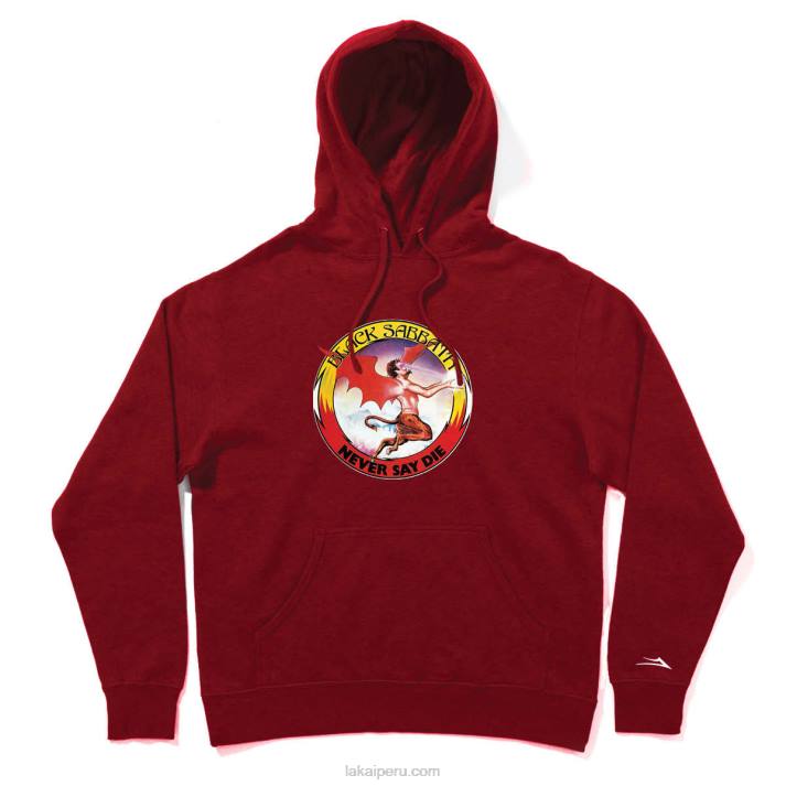 rojo_6xtr357lakai_sabbath_nunca_digas_morir_sudadera_con_capucha.jpg rojo 6XTR357Lakai sabbath nunca digas morir sudadera con capucha - Imagen 1