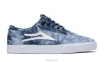 azul 6XTR222Lakai zapatillas de skate de textil teñido anudado griffin