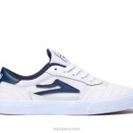 blanco 6XTR176Lakai zapatos de skate de cuero para niños cambridge
