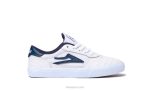 blanco 6XTR176Lakai zapatos de skate de cuero para niños cambridge