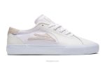 blanco 6XTR241Lakai zapatos de skate de cuero flaco 2