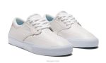 blanco 6XTR251Lakai zapatos de skate de cuero riley 3 - Imagen 2