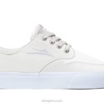 blanco 6XTR251Lakai zapatos de skate de cuero riley 3