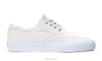 blanco 6XTR251Lakai zapatos de skate de cuero riley 3