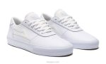 blanco 6XTR288Lakai zapatos de skate de cuero Manchester - Imagen 2