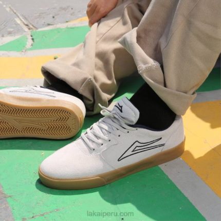 blanco/gamuza de goma 6XTR3Lakai Cardiff