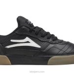 negro 6XTR188Lakai zapatos de skate de cuero cambridge