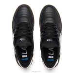 negro 6XTR188Lakai zapatos de skate de cuero cambridge - Imagen 3