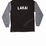 negro 6XTR324Lakai camiseta manga larga teñida sloane